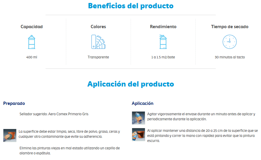 Aero Comex® Transparente